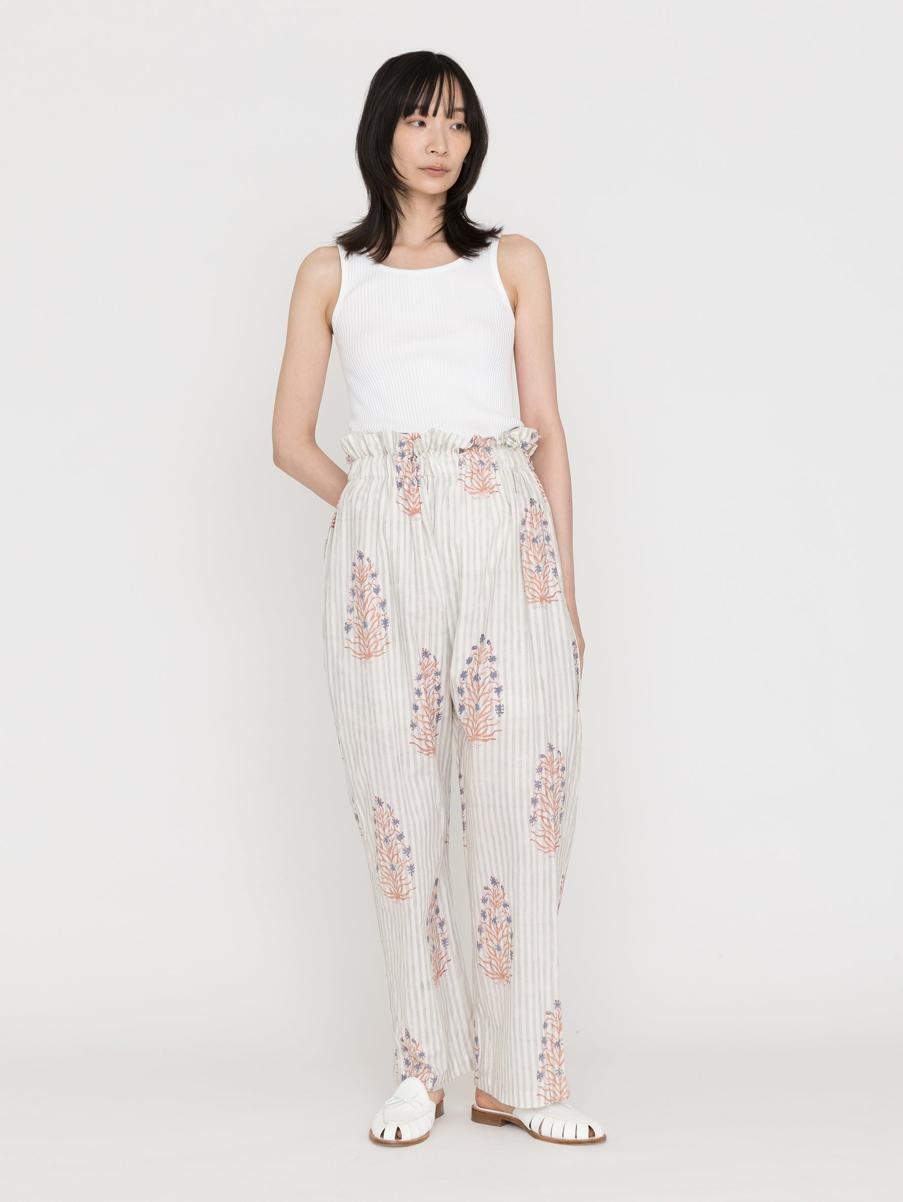 VIOLETTE ROOM | BLOCK PRINT PANTS VR262934