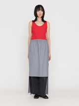 BOWTE | EXTRA FINE WORSTED SERGE NARROW STRIGHT SKIRT 261-05-0003