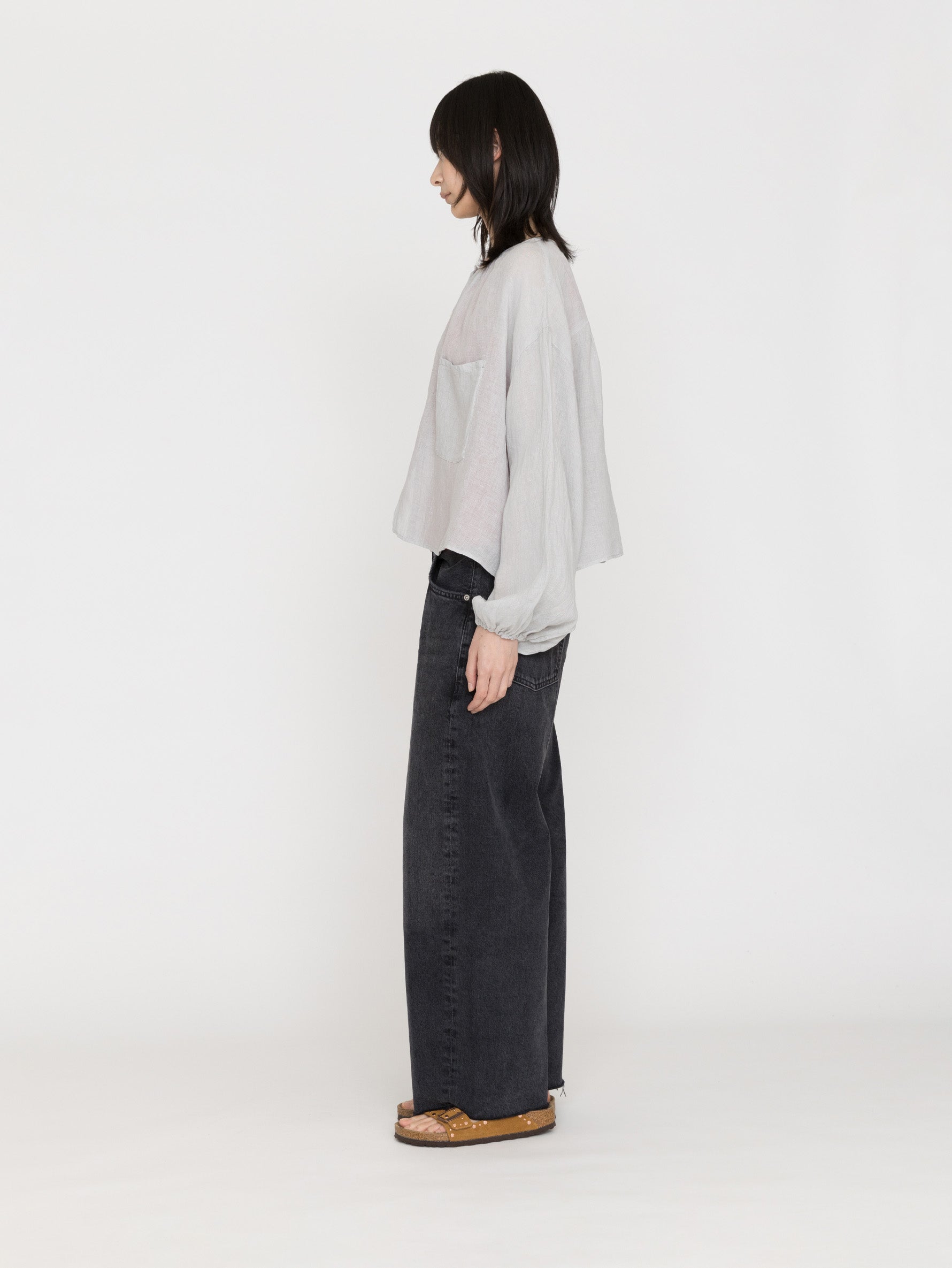 enrica | リネンボイルブラウス H+HELIOTROPE色別注 BLOUSE155