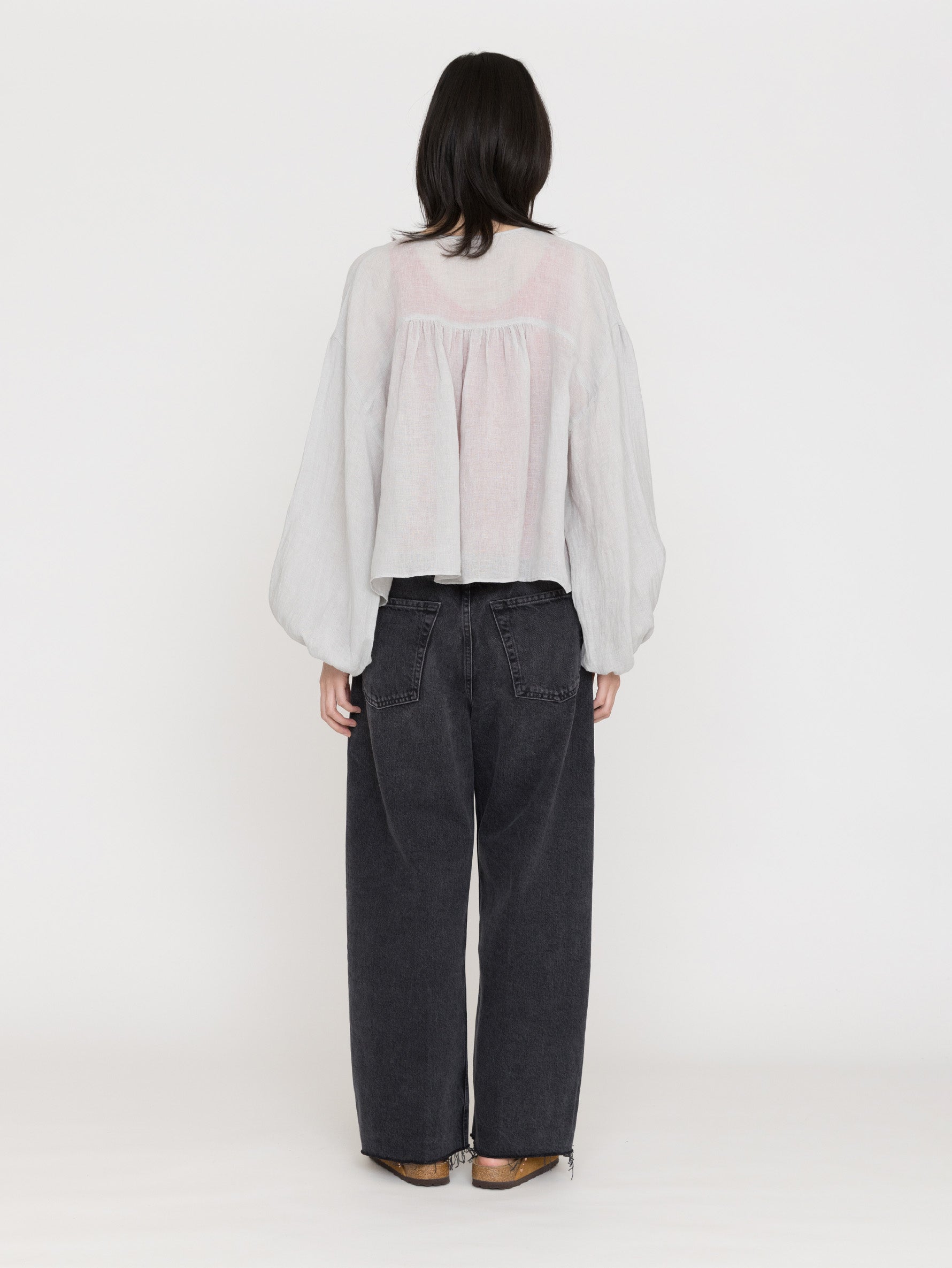 enrica | リネンボイルブラウス H+HELIOTROPE色別注 BLOUSE155