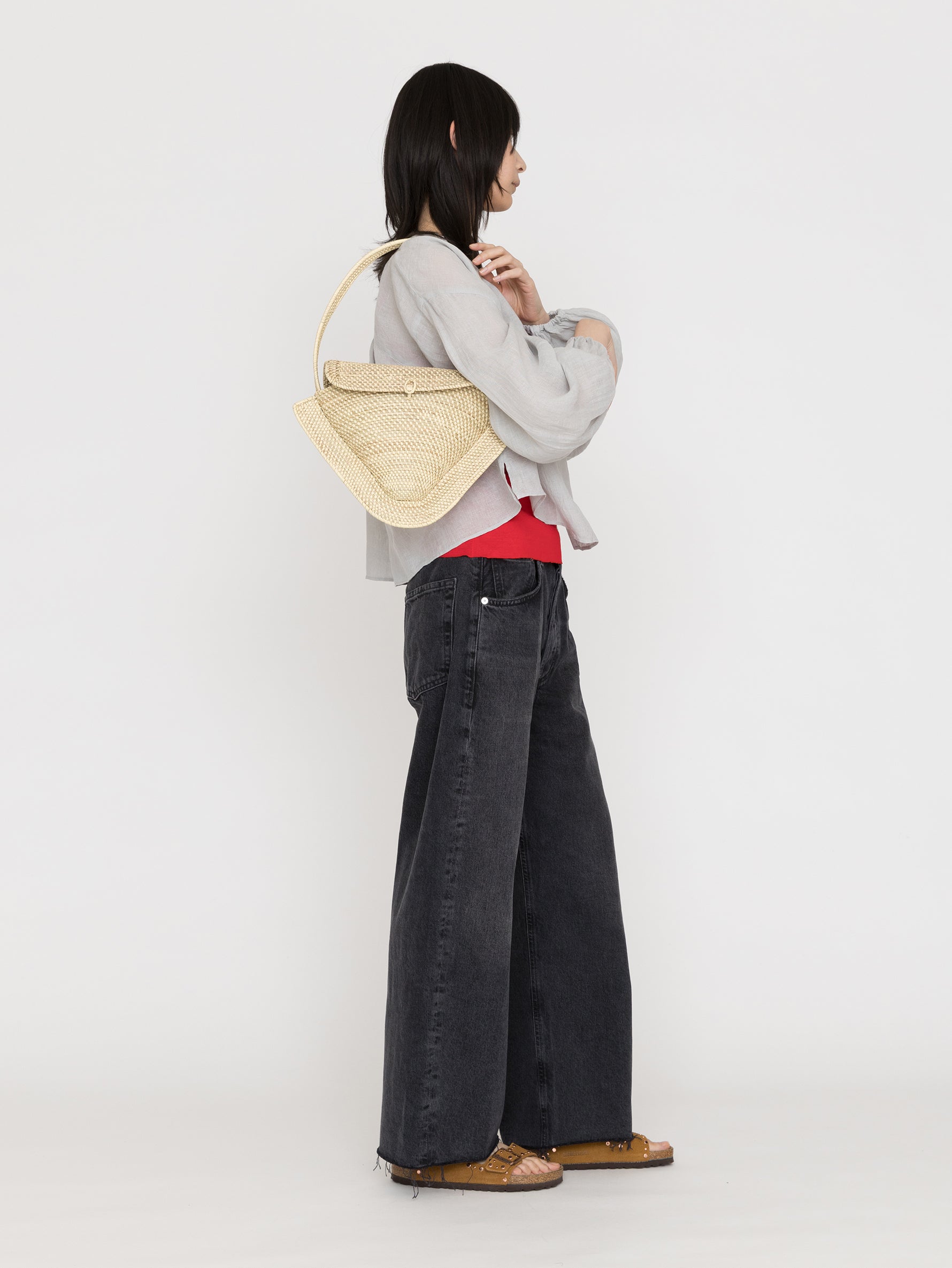 MAYDI | ARANDU Hand-bag hand-knitted in espartillo fiber by artisans from Esteros del Ibera(For Women)