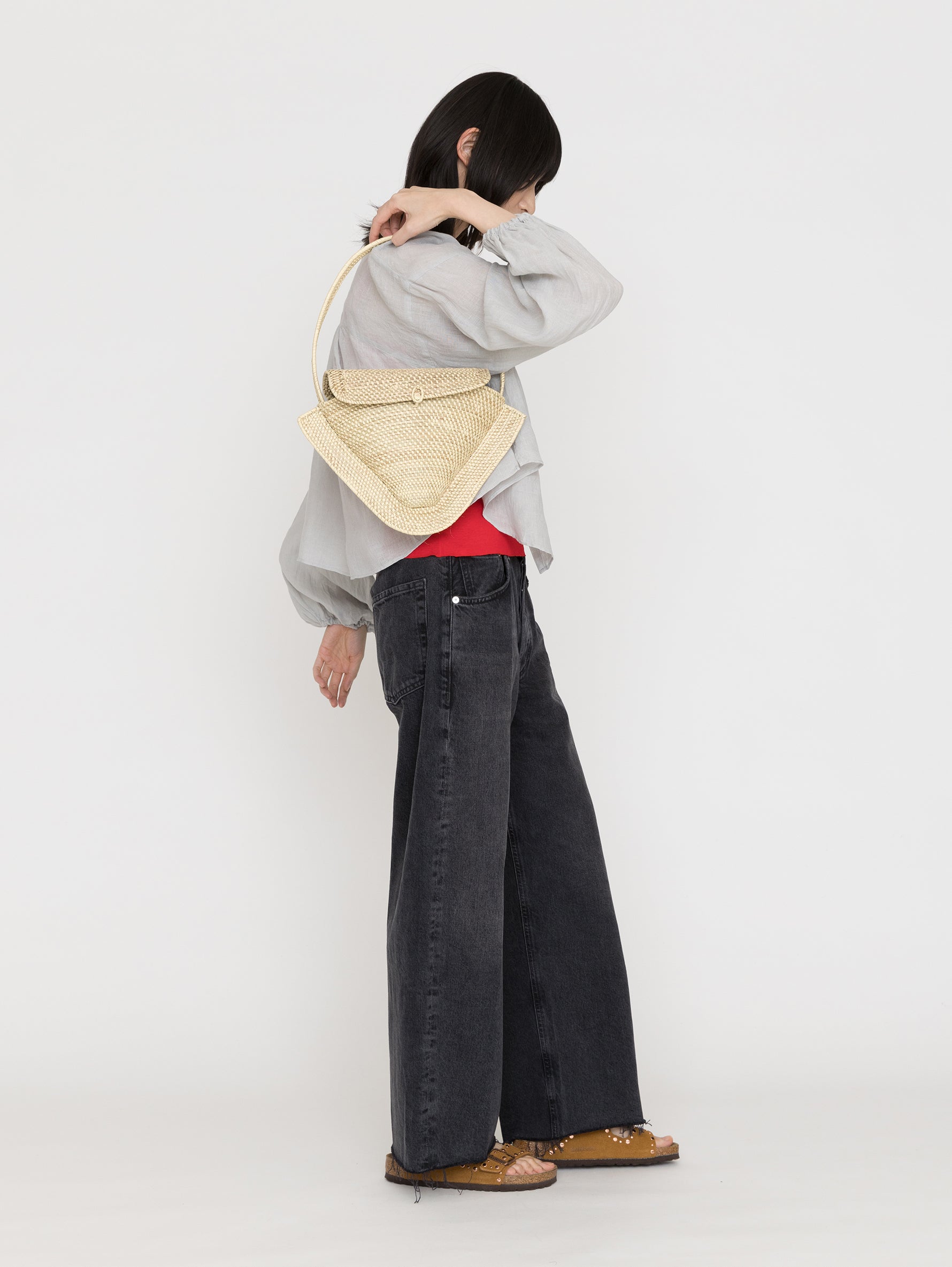 MAYDI | ARANDU Hand-bag hand-knitted in espartillo fiber by artisans from Esteros del Ibera(For Women)
