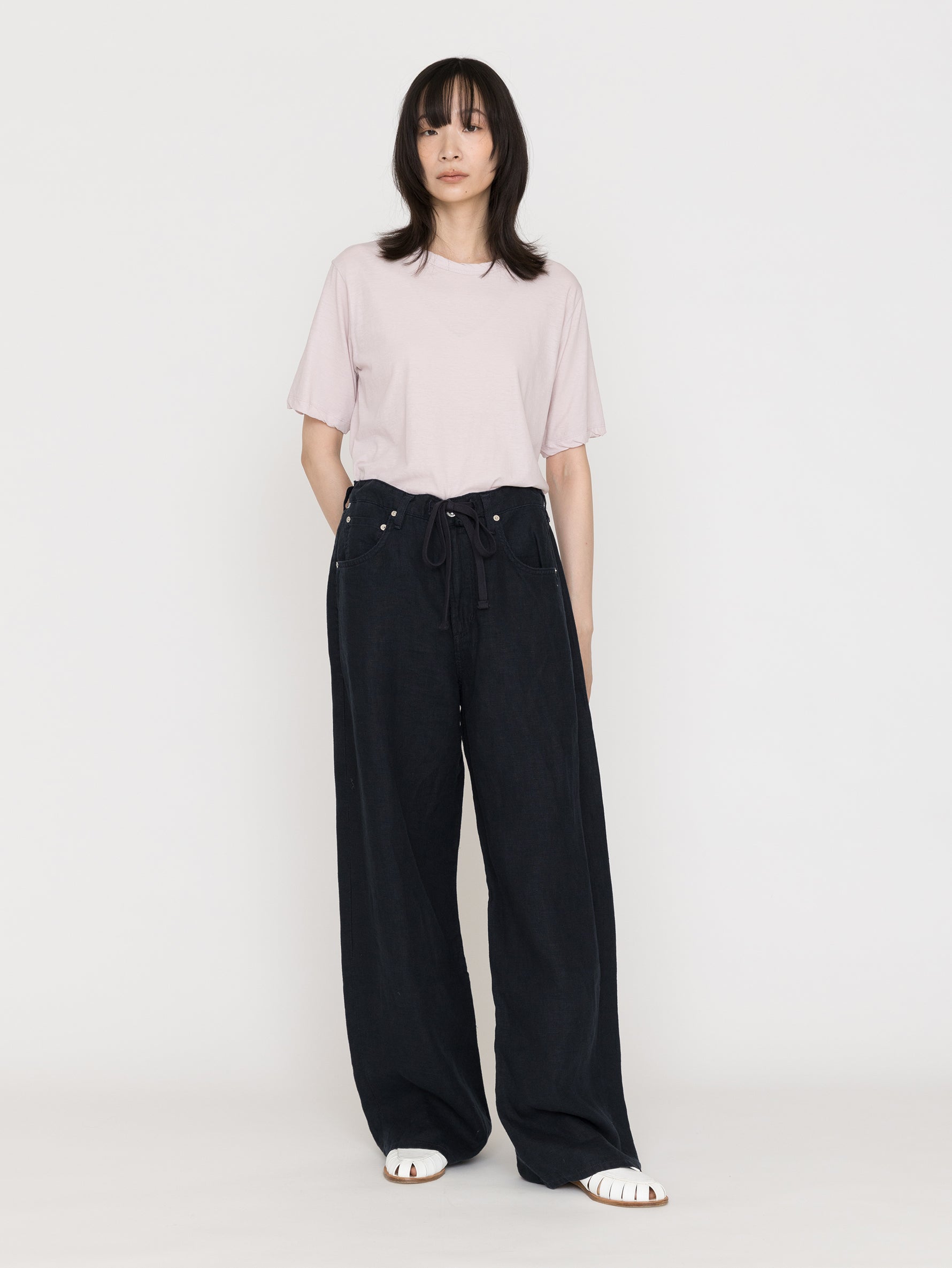 CITIZENS of HUMANITY | BRYNN DROWSTRING TROUSER IN LINEN 2144-1761