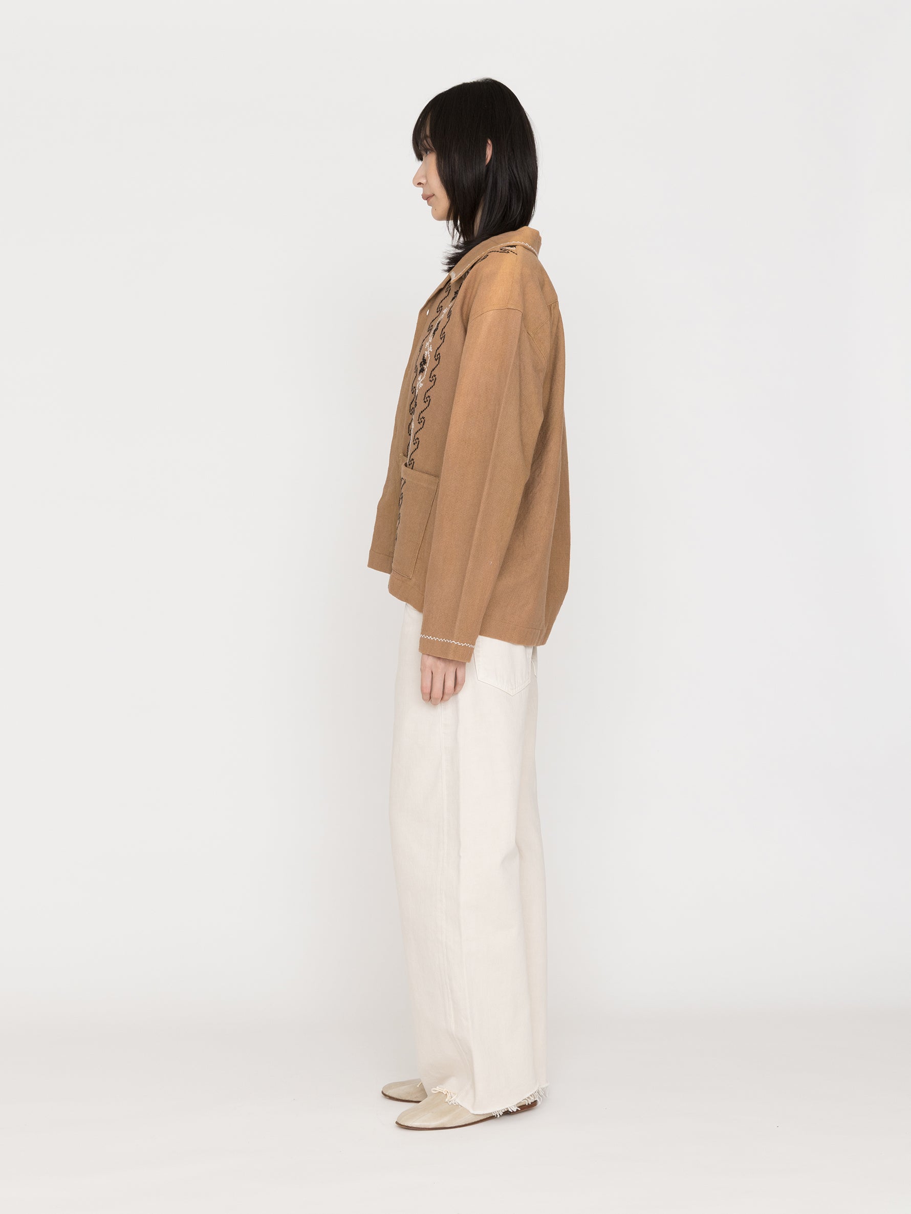 H.A.Owell | Embroidery Shirt S26TP003