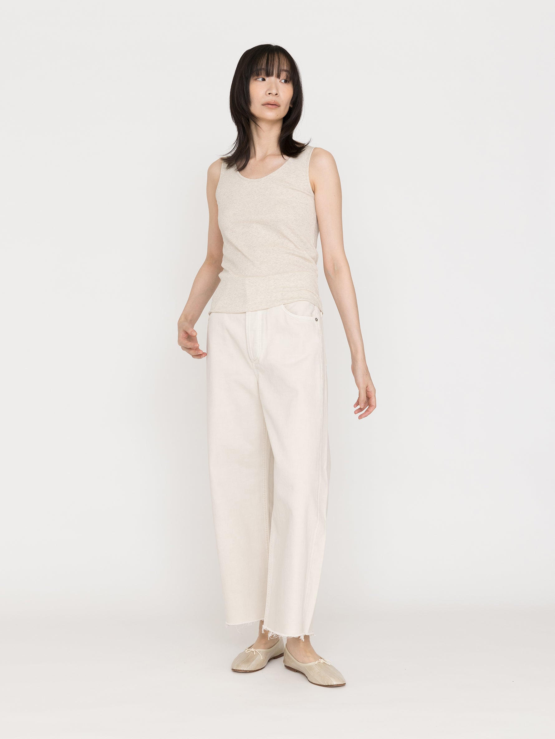CITIZENS of HUMANITY | AYRA RAW HEM CROP IN TWILL 2117-1248