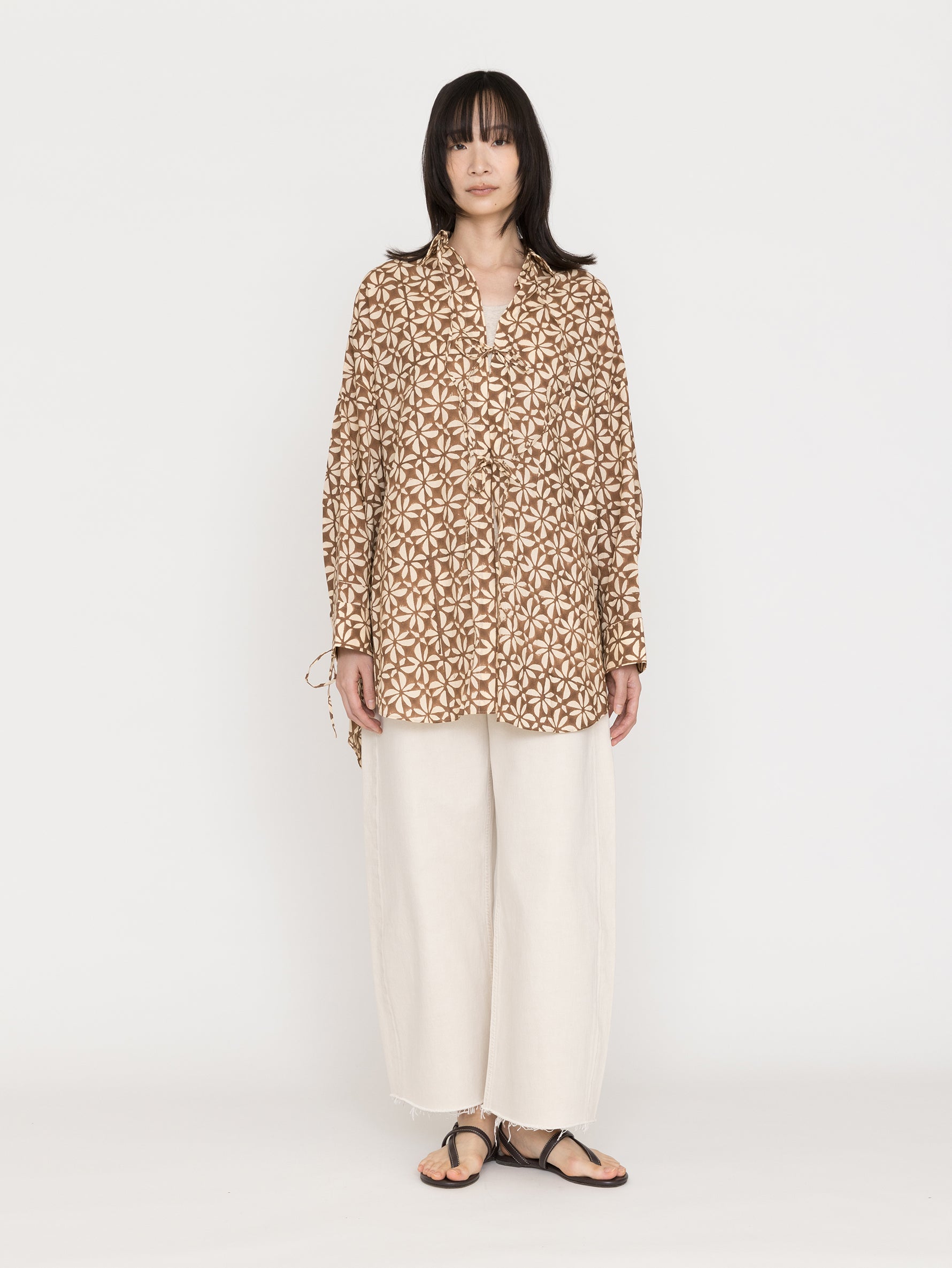VIOLETTE ROOM | BLOCK PRINT BIG SHIRTS VR262131