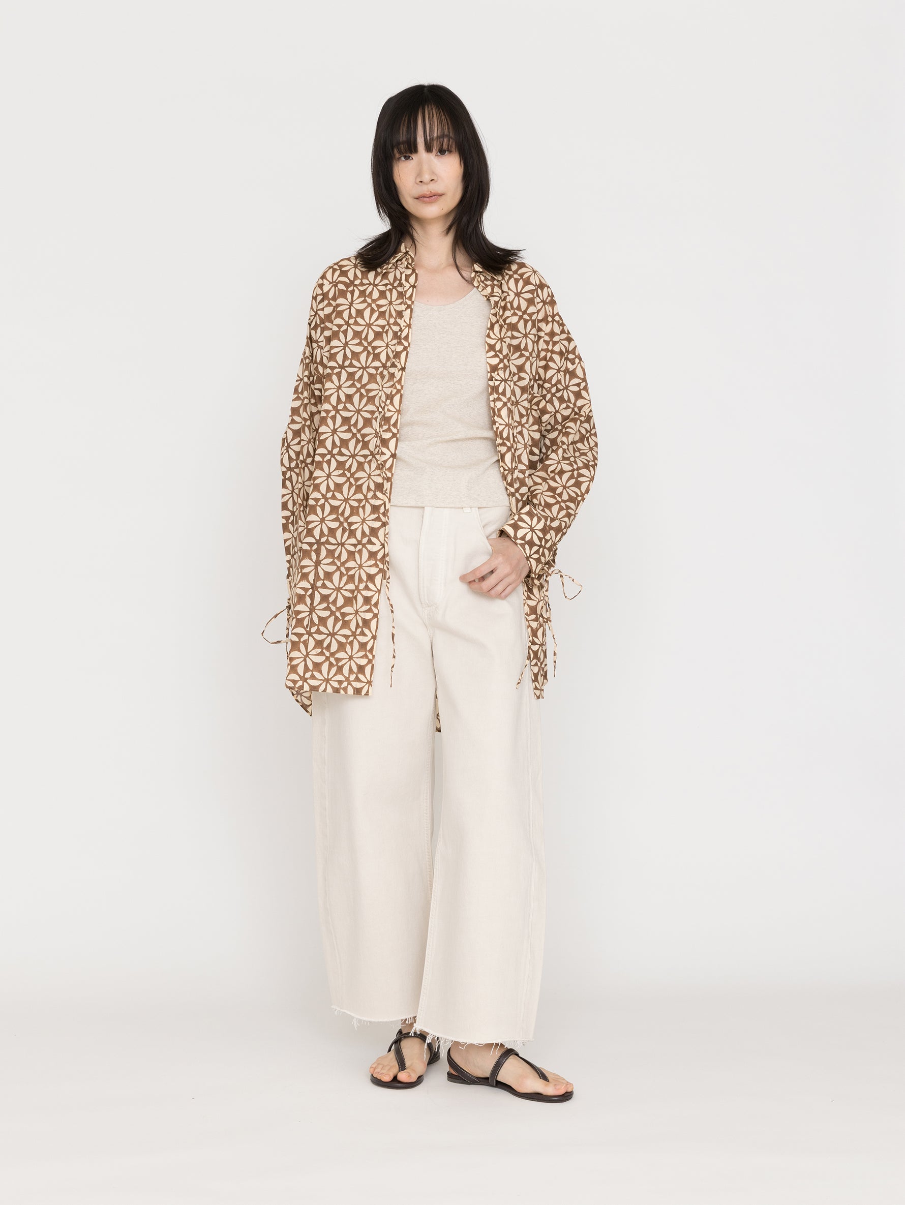 VIOLETTE ROOM | BLOCK PRINT BIG SHIRTS VR262131