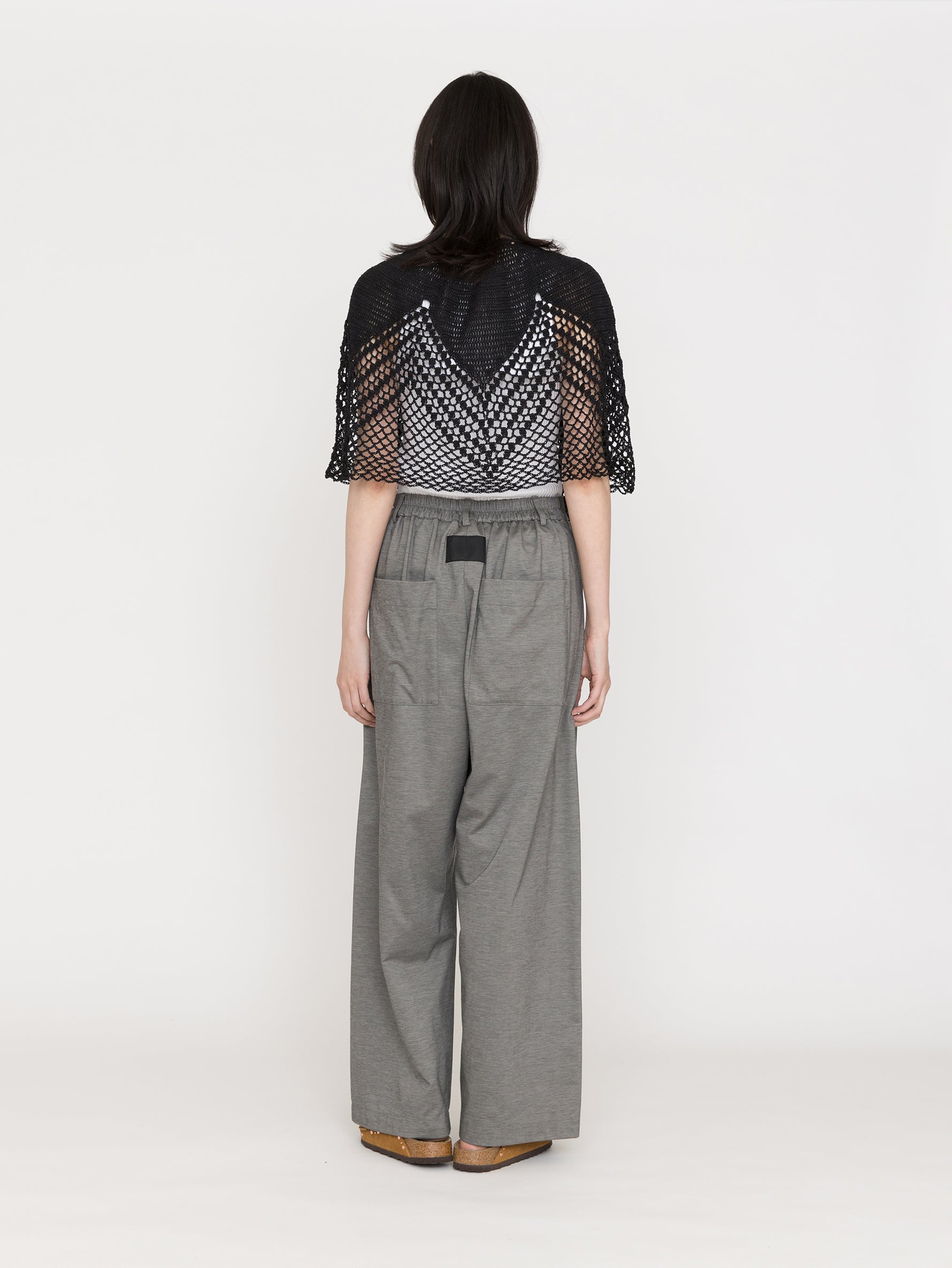 MAYDI | IMAGEN Tatting eith open spaces crochet stitch Cape (For Women)