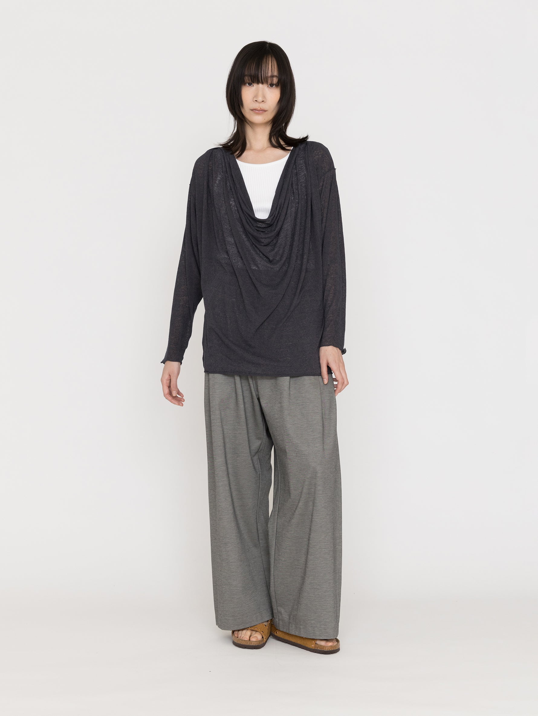 GGG | Draped Long SleevePull Over 02-01-1859