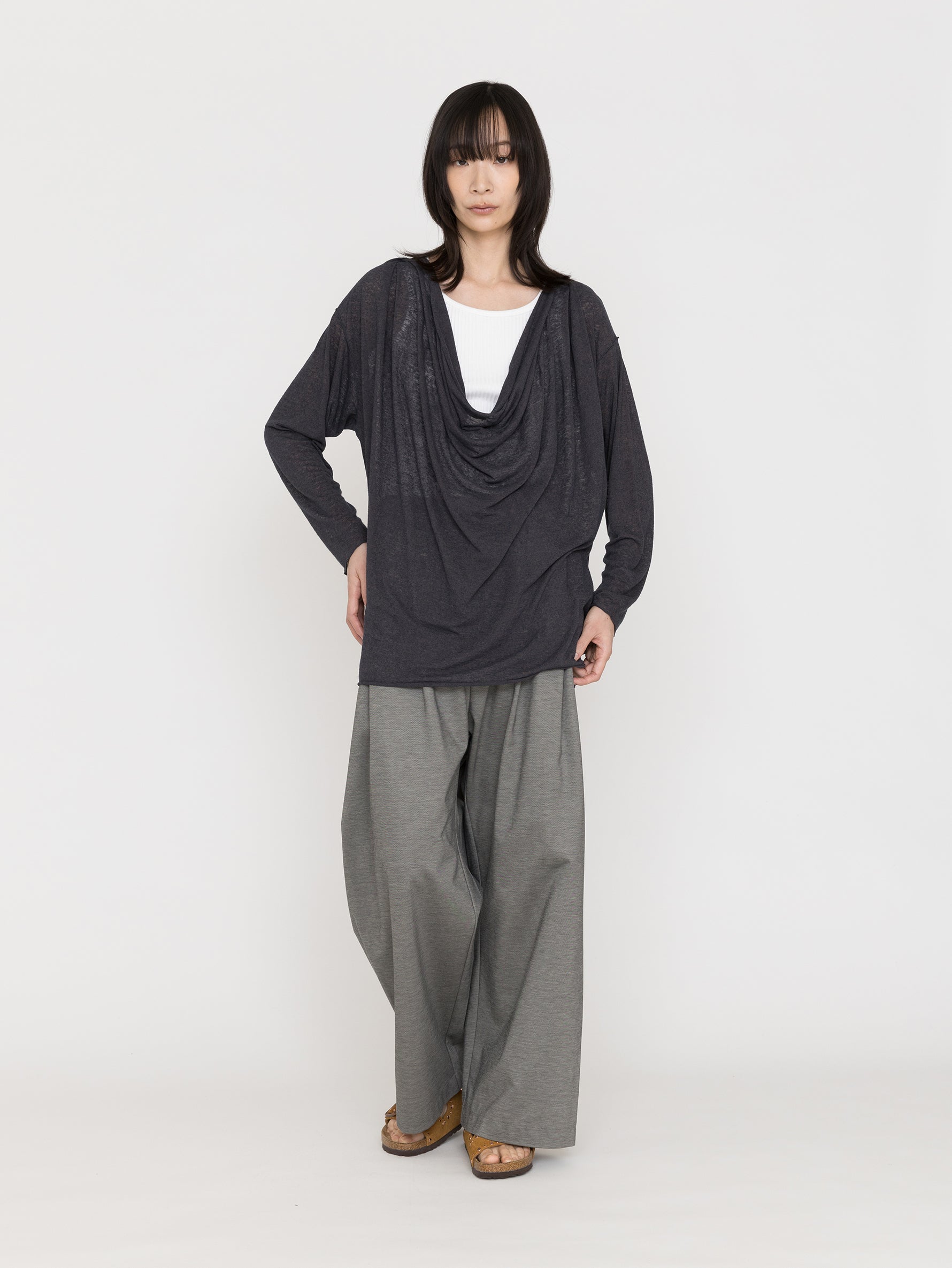 GGG | Draped Long SleevePull Over 02-01-1859