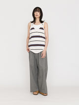 TanC TOKYO | PIQUE BORDER TANK ROMPERS TC26A-0011