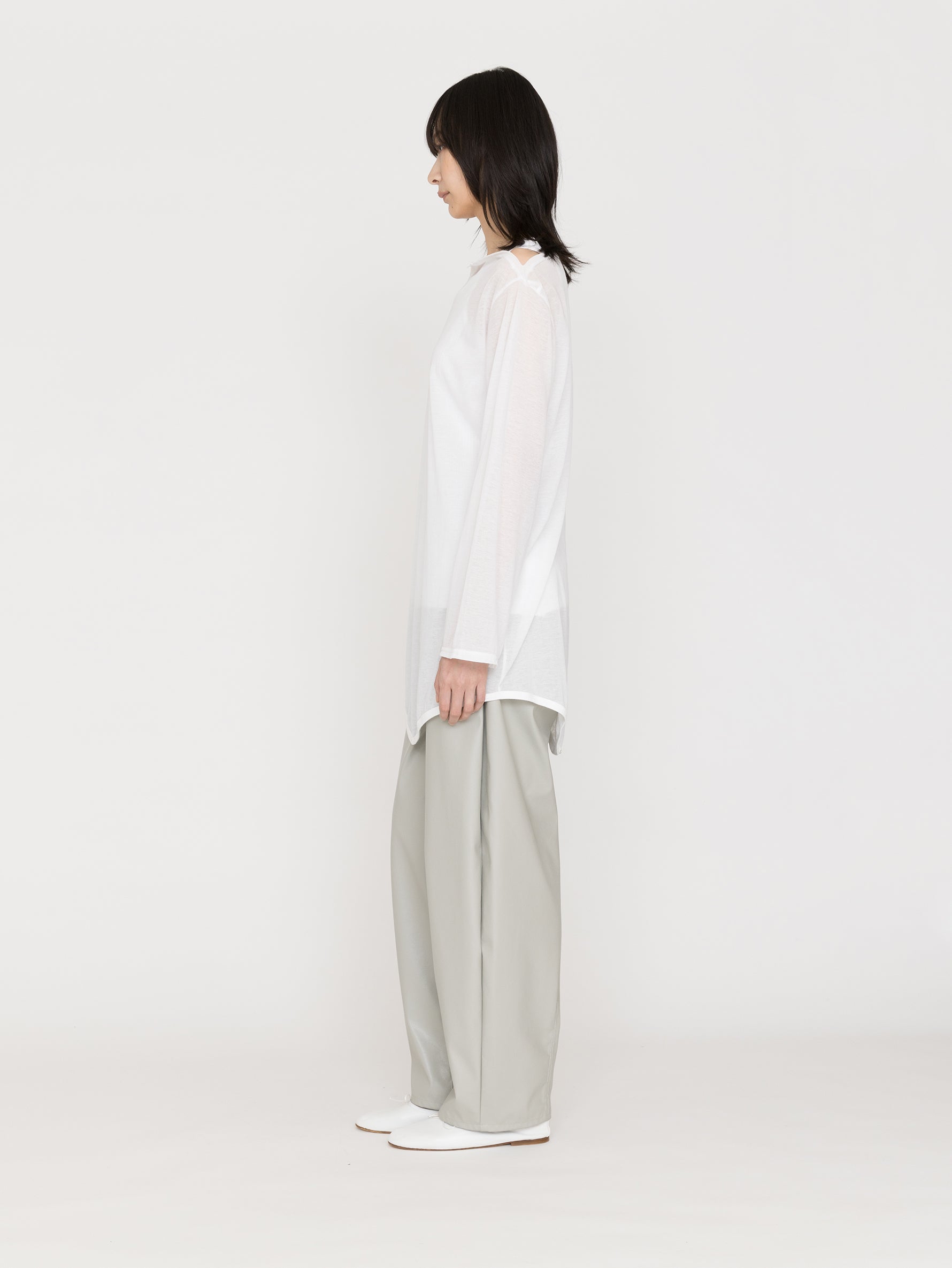 TanC TOKYO | SHEER ASYMMETRY ROMPERS TC26A-016