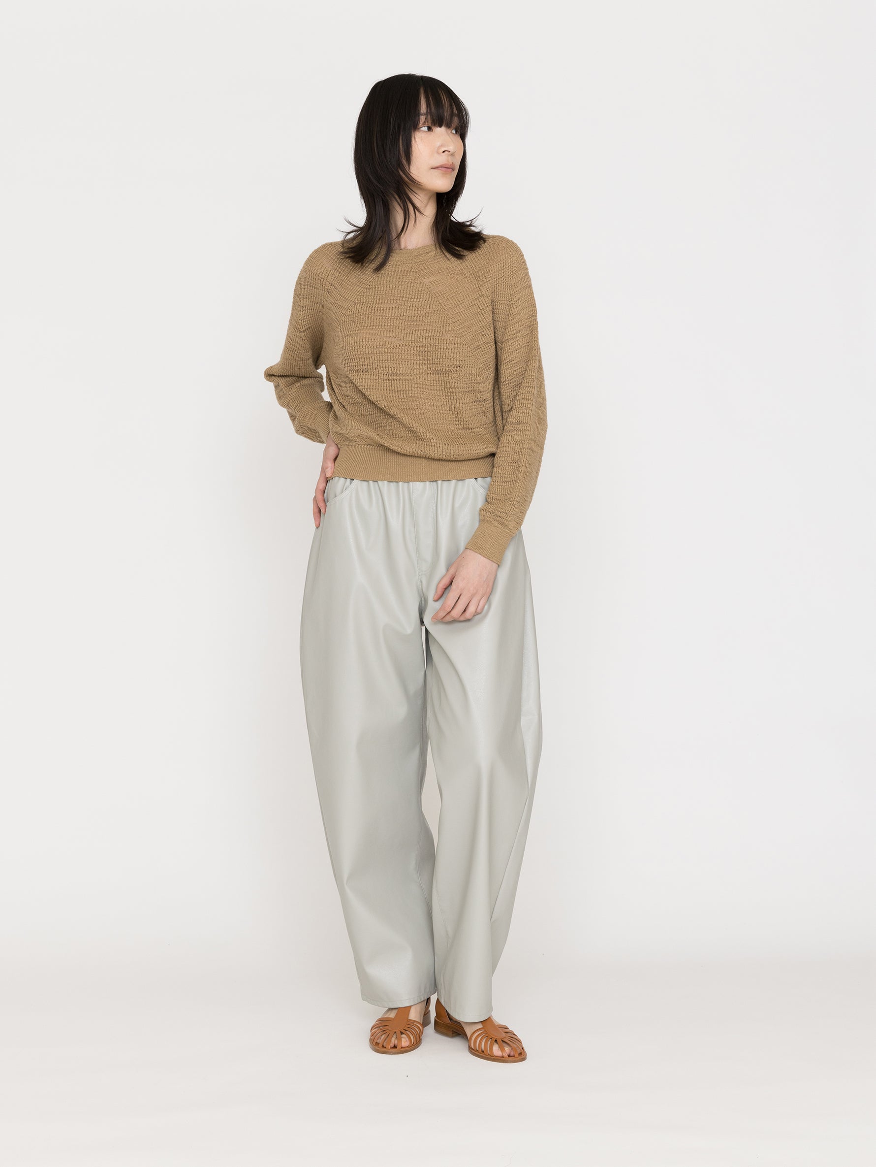 BATONER | SLUBY SIGNATURE CREW NECK BN-26SL-032
