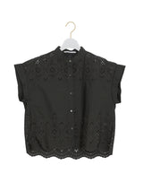 TICCA | TBFS-121 レースフレンチシャツ / khaki , navy(色別注)