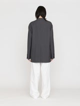 BOWTE | EXTRA FINE WORSTED TOROPICAL COLLARLESS TAILORD JACKET 261-06-0005
