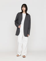 BOWTE | EXTRA FINE WORSTED TOROPICAL COLLARLESS TAILORD JACKET 261-06-0005
