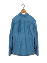 BOWTE | DENIM STAND COLLAR LONG SLEEVE SHIRT 261-01-0006