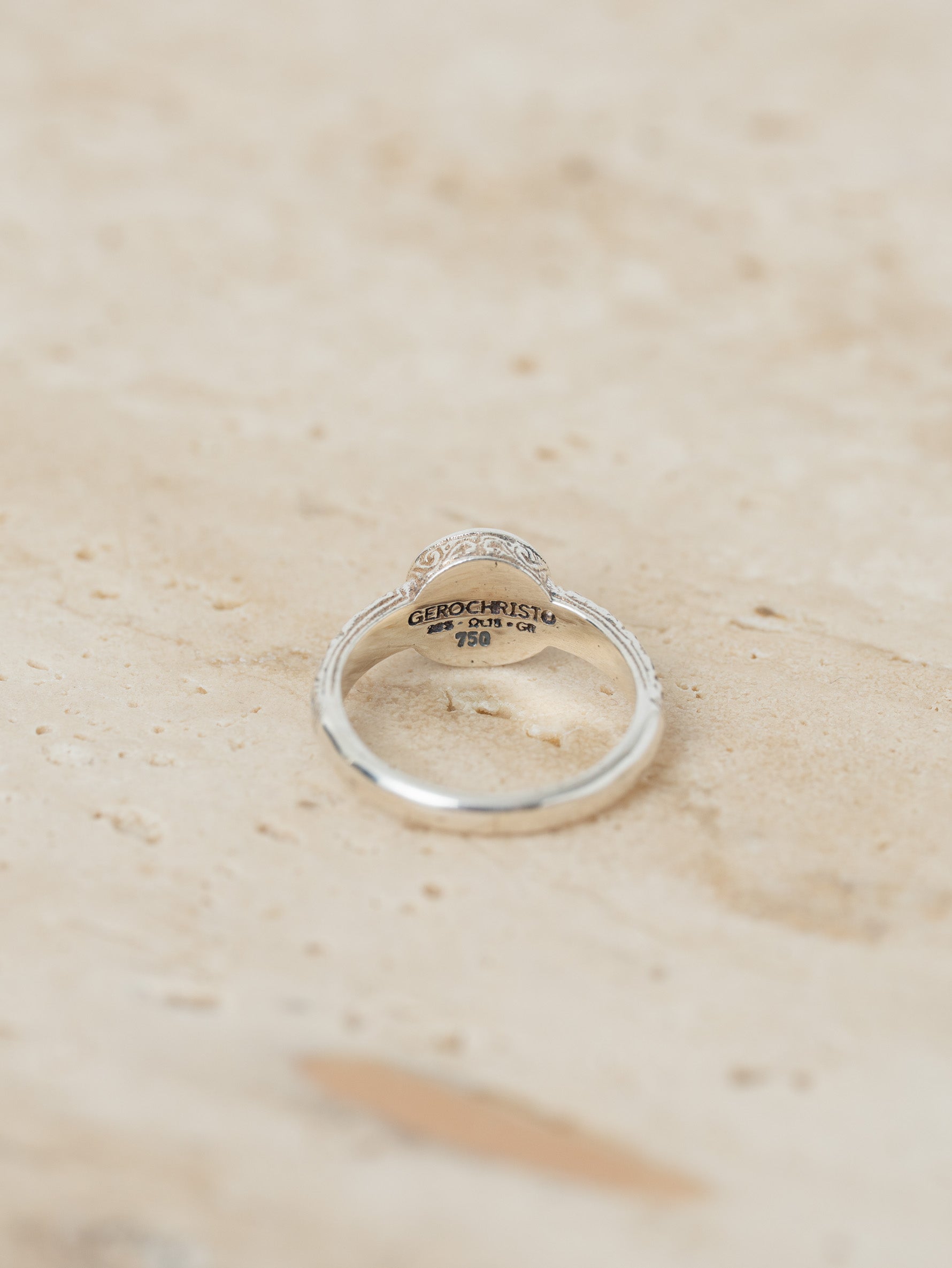 GEROCHRISTO | Ring in 18K Gold and Sterling Silver 20359