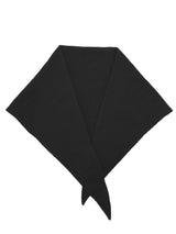 ASAUCE MELER | ミドルゲージカシミヤシームレストライアングルニットスカーフ