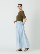 enrica | コットンシルクギャザースカート