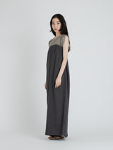 Lachement | コットンフリースベアトップワンピース