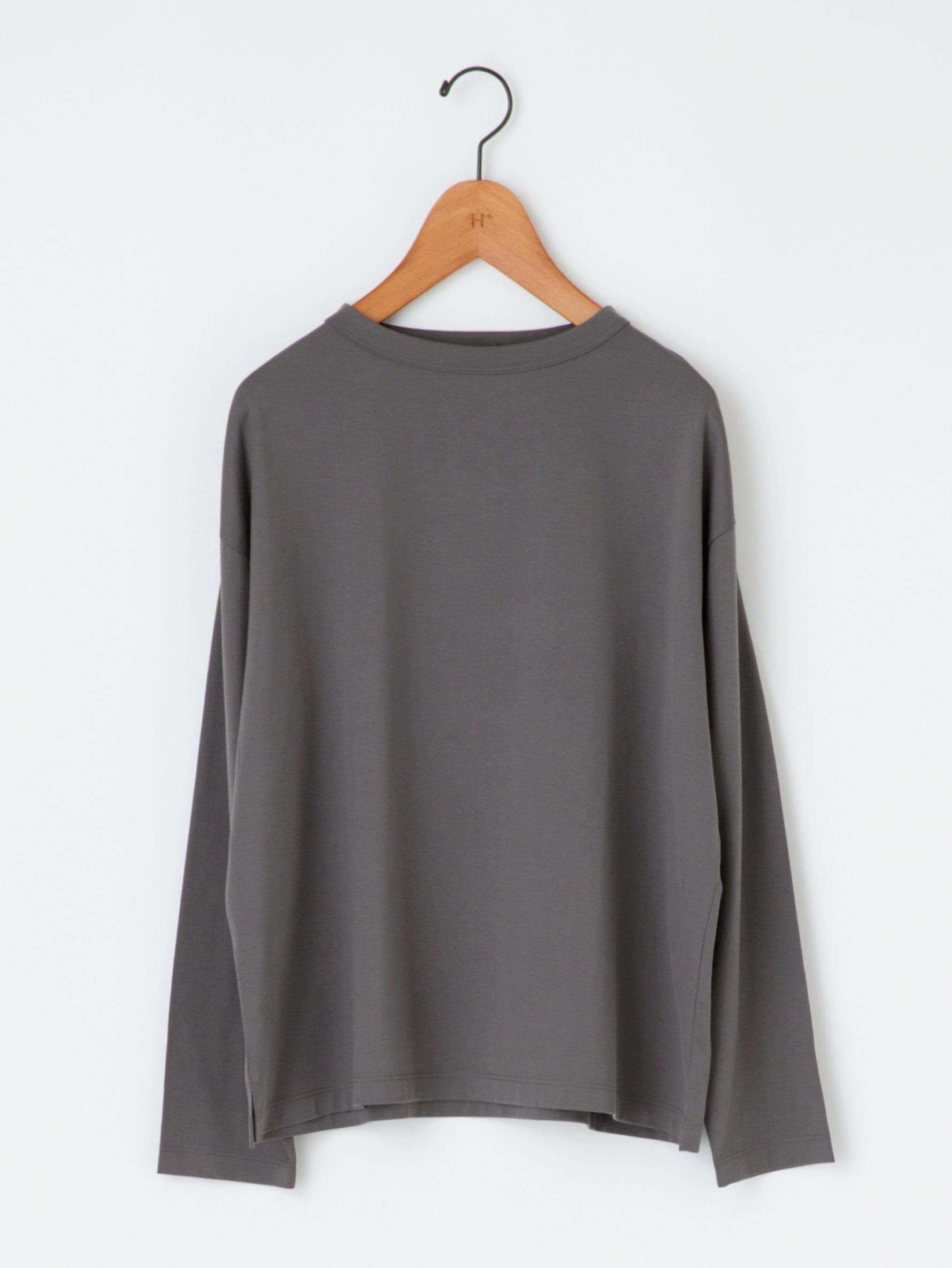handvaerk | 60/2 ボトルネック長袖Tシャツ #6116