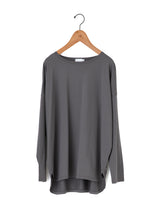 handvaerk | 60/2 ラウンドテイル長袖Tシャツ #6125