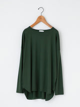 handvaerk | 60/2 ラウンドテイル長袖Tシャツ