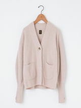 BATONER | カシミヤフォックスショールカラーカーディガン