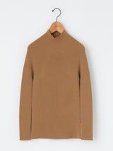 BATONER | リブタートルネックニット