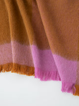 ASAUCE MELER | ヤクアルパカブロックチェックシャギーストール