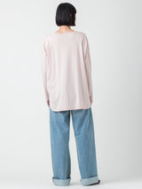 handvaerk | 60/2 ラウンドテイル長袖Tシャツ #6125