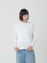 handvaerk | 60/2 ボトルネック長袖Tシャツ