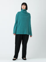 BATONER | カシミヤフォックスユニークタートルニット