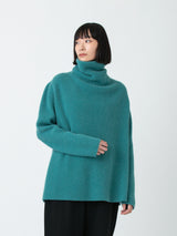 BATONER | カシミヤフォックスユニークタートルニット