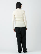 BATONER | リブタートルネックニット