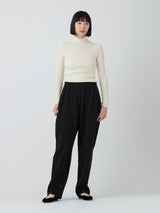 BATONER | リブタートルネックニット