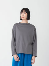 handvaerk | 60/2 ボトルネック長袖Tシャツ