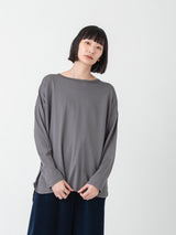 handvaerk | 60/2 ラウンドテイル長袖Tシャツ