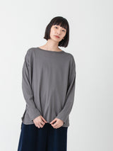 handvaerk | 60/2 ラウンドテイル長袖Tシャツ #6125