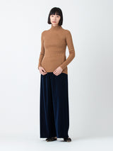 BATONER | リブタートルネックニット