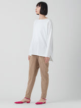 handvaerk | 60/2 ラウンドテイル長袖Tシャツ #6125
