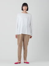 handvaerk | 60/2 ラウンドテイル長袖Tシャツ #6125