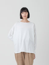 handvaerk | 60/2 ラウンドテイル長袖Tシャツ #6125