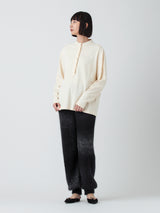 CHLOE STORA | ヘンリーネックロングTシャツ TSHIRT CACHOU