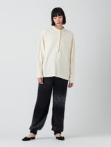 CHLOE STORA | ヘンリーネックロングTシャツ TSHIRT CACHOU