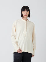 CHLOE STORA | ヘンリーネックロングTシャツ TSHIRT CACHOU