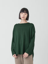 handvaerk | 60/2 ラウンドテイル長袖Tシャツ