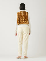 enrica | オパール加工ベルベットベスト VEST003