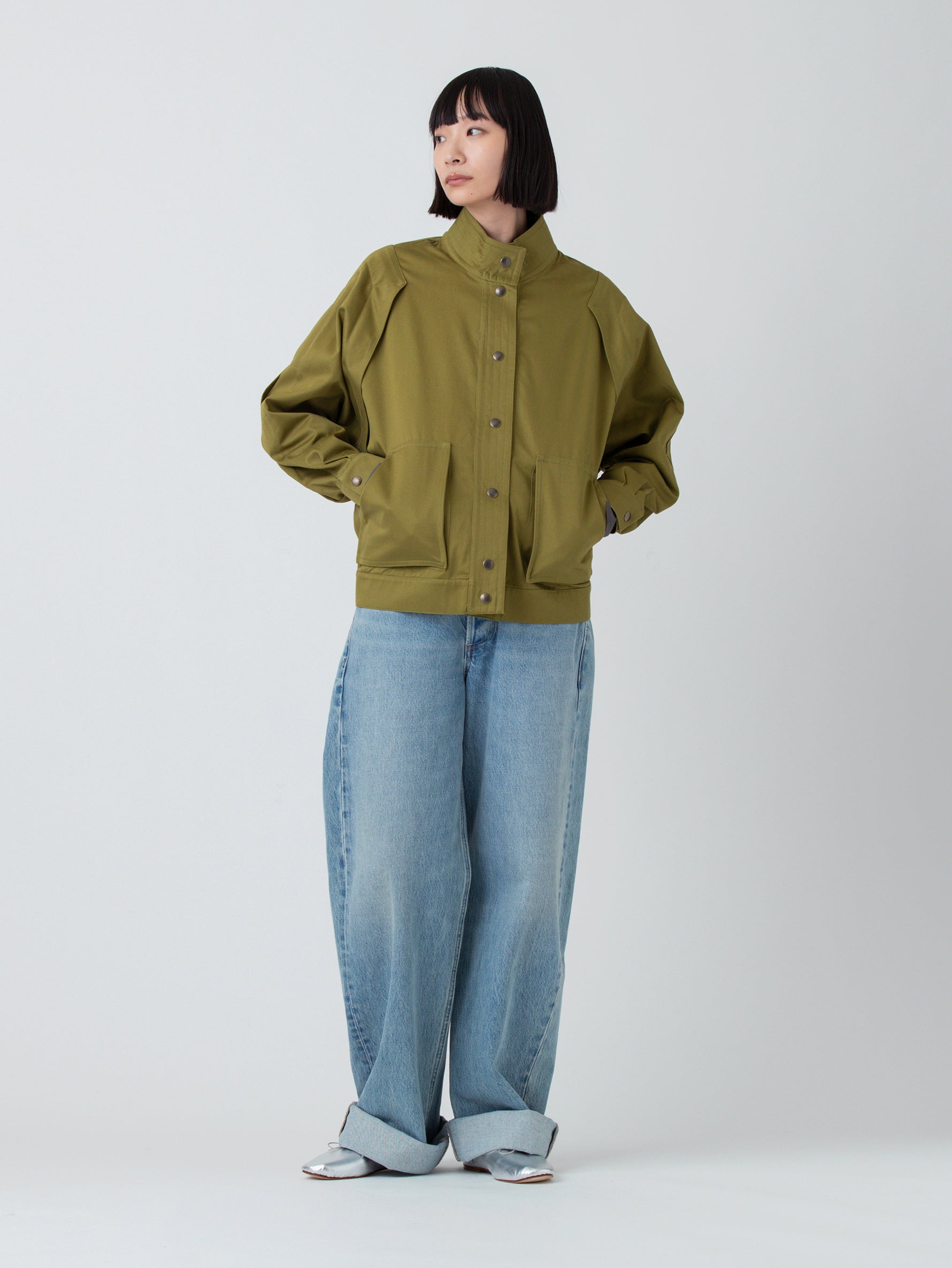 LES PRAIRIES DE PARIS | BLOUSON スタンドカラードルマンジャケット